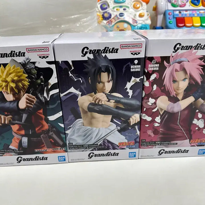 [BUNJANG] Banpresto Grandista Naruto Figure Set / (미개봉 새상품) 반프레스토 Grandista 나루토 피규어 3종세트