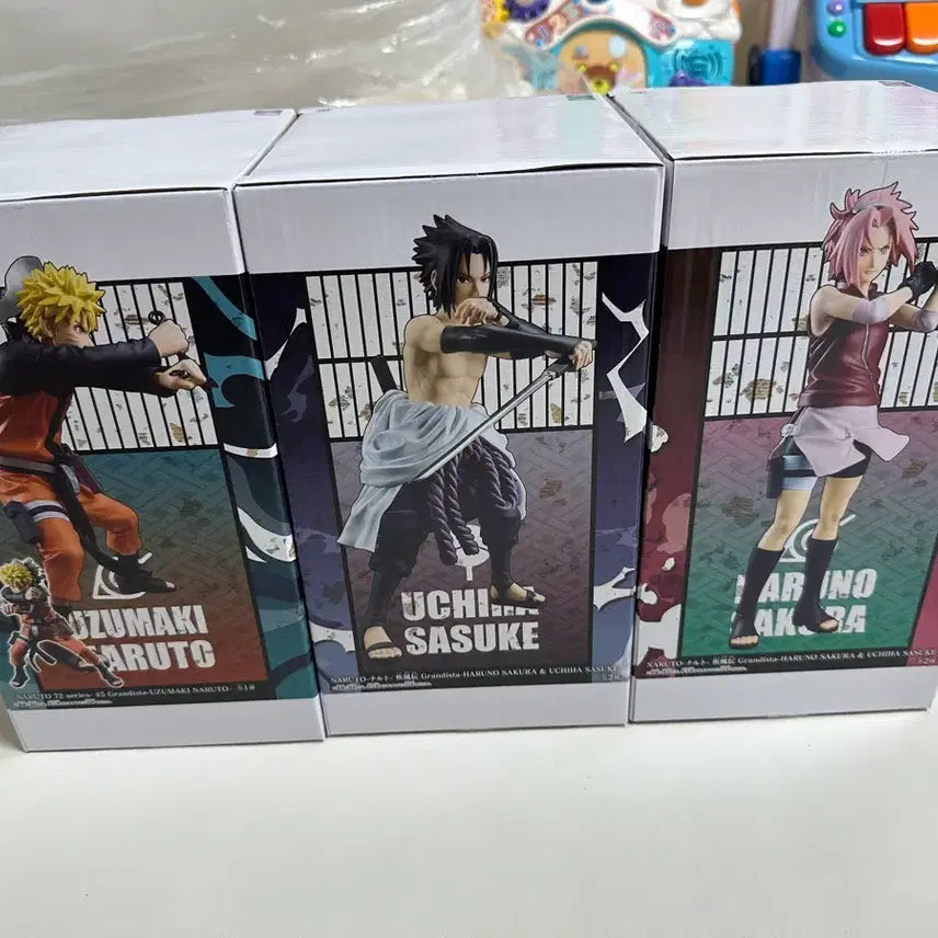[BUNJANG] Banpresto Grandista Naruto Figure Set / (미개봉 새상품) 반프레스토 Grandista 나루토 피규어 3종세트