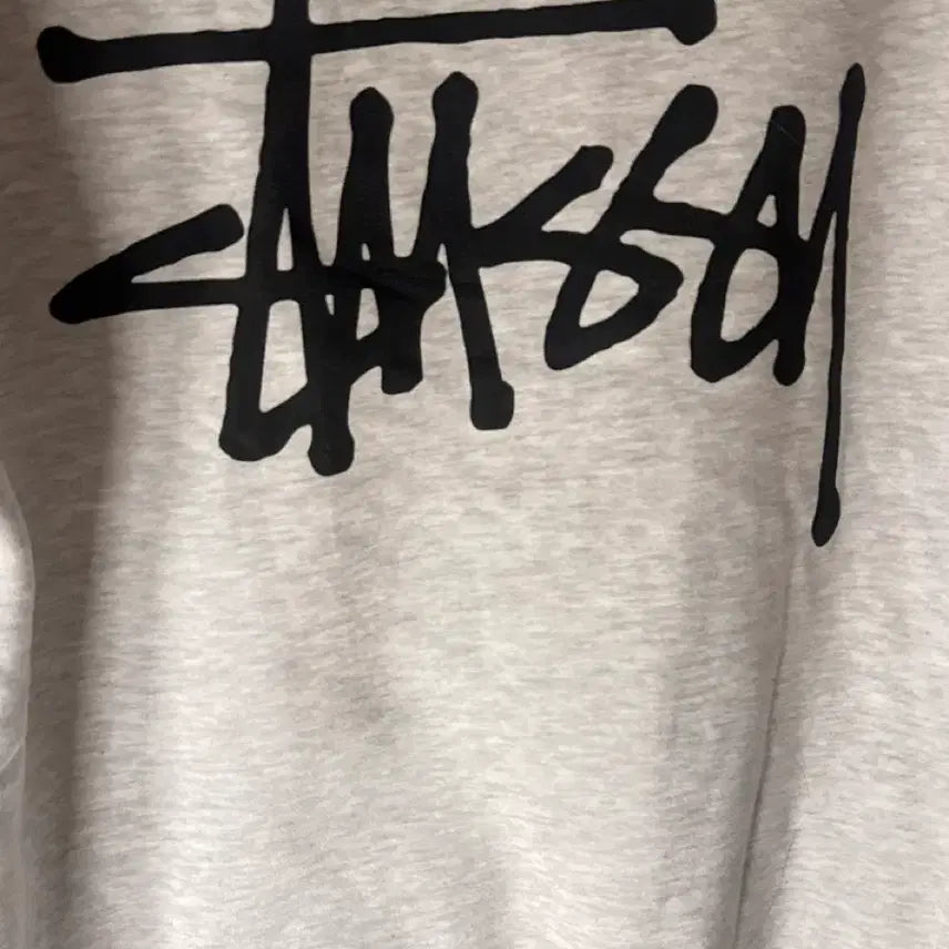 [BUNJANG] Stussy Gray Long Sleeve Sweatshirt / 스투시 맨투맨 긴팔 그레이 회색