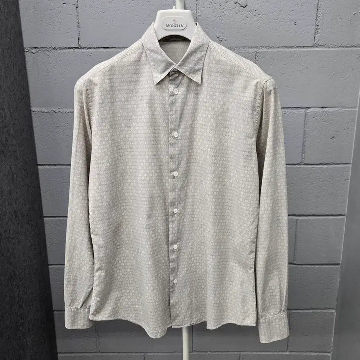 [BUNJANG] Hermes H Motif Multi-Logo Shirt (Size 40) / [40사이즈] 에르메스 H 상달 멀티로고 셔츠