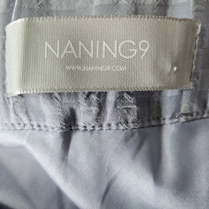 [BUNJANG] Long Sky Blue Check Skirt / 체크 롱 스커트 연하늘색