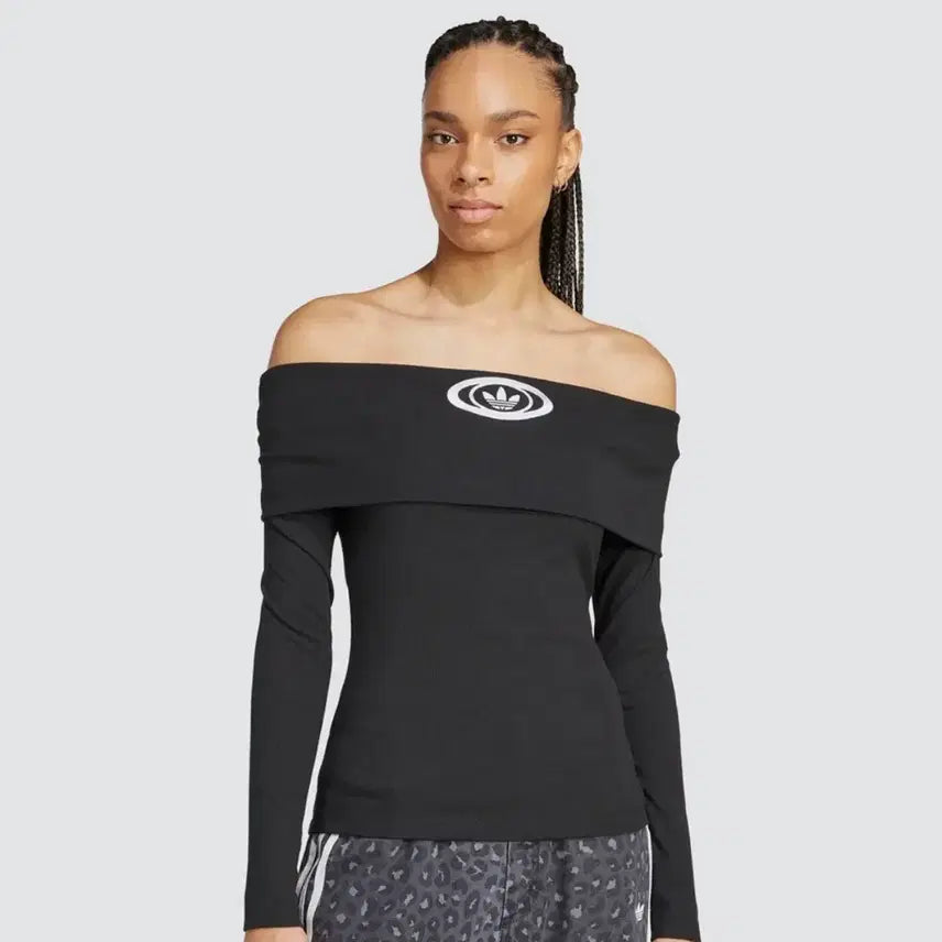 [BUNJANG] Adidas Off-Shoulder Top XL / 아디다스 오프숄더 탑 XL / KA2690