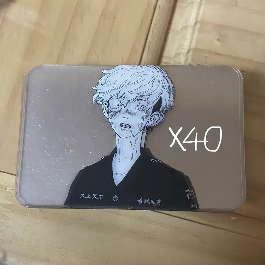 [SOLD OUT] 도리벤 도쿄 리벤져스 마츠노 치후유 투명 포카 클리어 카드 40장 판매
