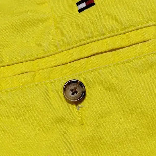 [BUNJANG] Tommy Hilfiger Yacht Embroidered Crop Pants (Yellow/M) / 타미힐피거 요트 자수 크롭 팬츠 (옐로우/M)