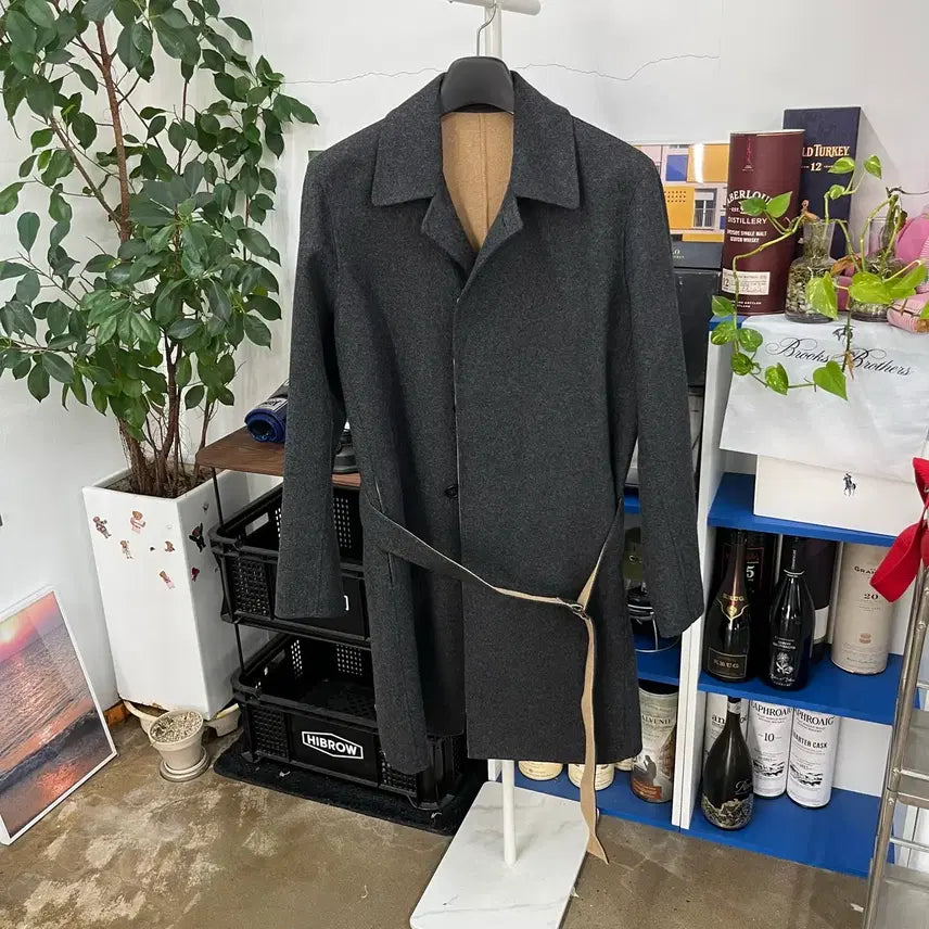 [BUNJANG] Theory Cashmere Blend Belted Coat (M) / 띠어리 캐시미어 블렌드 벨티드 코트 M