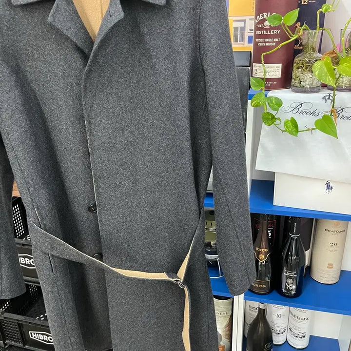 [BUNJANG] Theory Cashmere Blend Belted Coat (M) / 띠어리 캐시미어 블렌드 벨티드 코트 M