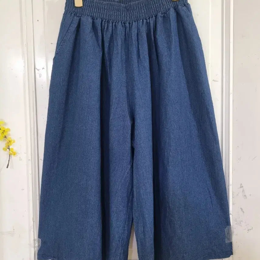 [BUNJANG] Casual Denim Skirt Pants / 여름 캐주얼 청. 치마바지.  깨끗해요. 77까지