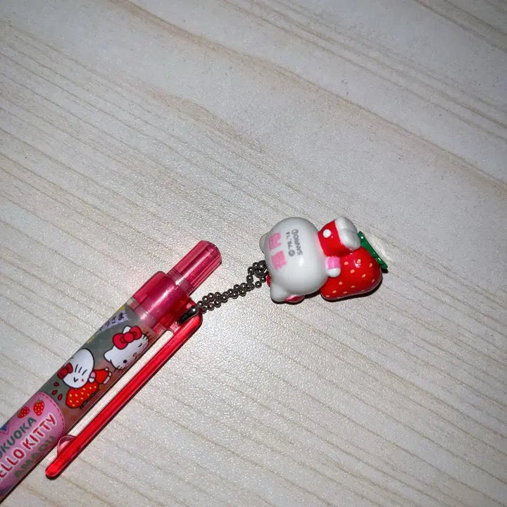 [BUNJANG] Hello Kitty Strawberry Pen / 딸기키티펜/후쿠오카키티/고전키티펜/아마오딸기키티