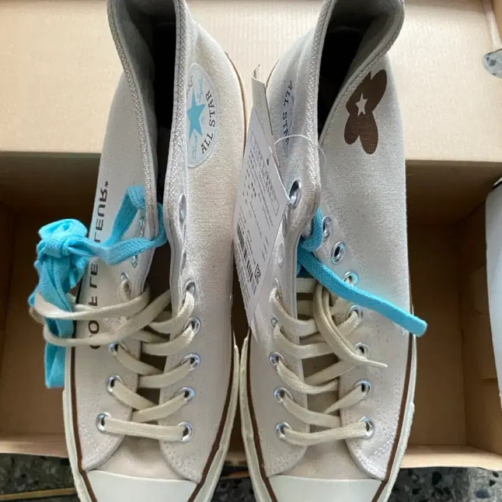 [BUNJANG] Converse Golf Le Fleur Chuck 70 High Parchment Sneakers / 컨버스 X 골프 르 플레르 척 70 하이 파치먼트 (새신발)