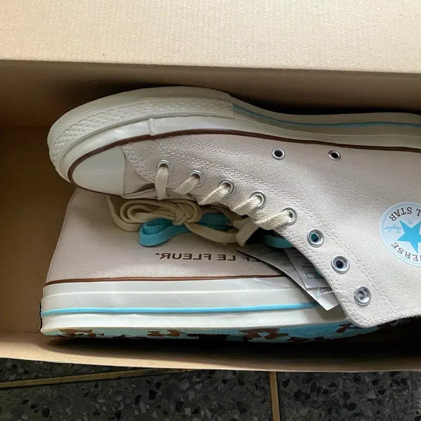 [BUNJANG] Converse Golf Le Fleur Chuck 70 High Parchment Sneakers / 컨버스 X 골프 르 플레르 척 70 하이 파치먼트 (새신발)
