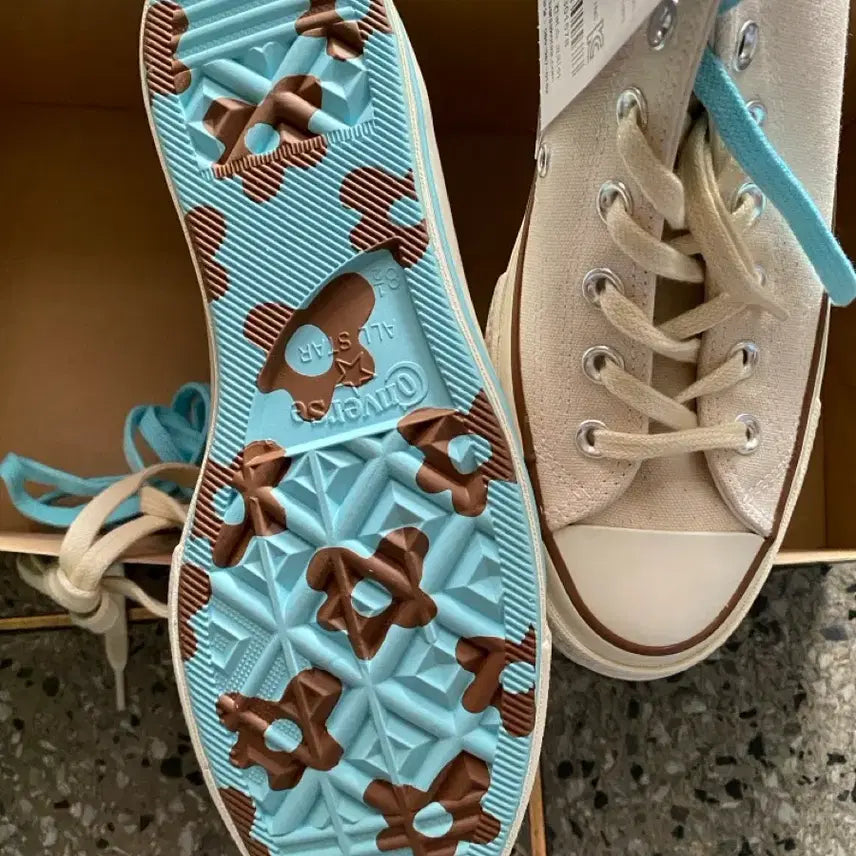 [BUNJANG] Converse Golf Le Fleur Chuck 70 High Parchment Sneakers / 컨버스 X 골프 르 플레르 척 70 하이 파치먼트 (새신발)