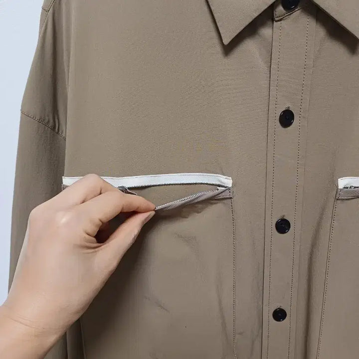 [BUNJANG] System Homme Functional Oversized Shirt / 시스템옴므 셔츠 오버핏