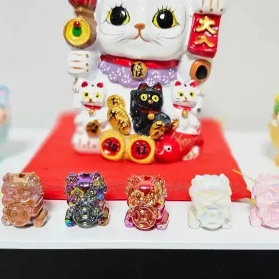 [BUNJANG] Miniature Aurora Pixiu Charm - Set of 7 Colors / 재물운 불러오는 미니 오로라 비휴 장식 7종