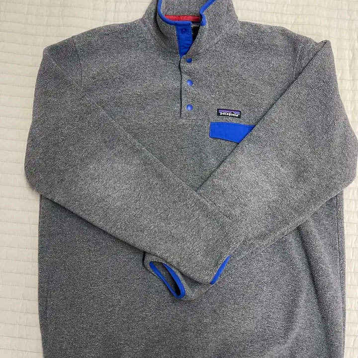[BUNJANG] Patagonia Lightweight Synchilla Fleece Pullover Nickel Blue / (L, 극미중고) 파타고니아 라이트웨이트 신칠라 플리스 풀오버 니켈 블루