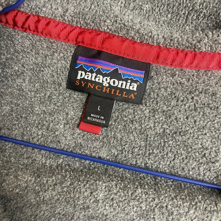 [BUNJANG] Patagonia Lightweight Synchilla Fleece Pullover Nickel Blue / (L, 극미중고) 파타고니아 라이트웨이트 신칠라 플리스 풀오버 니켈 블루