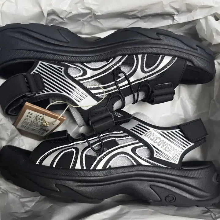 [BUNJANG] Discovery Wave Sand Sandals Black / 디스커버리 웨이브 샌드 샌들 블랙 280(새상품)
