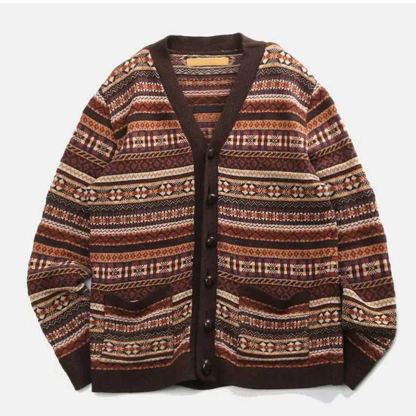 [BUNJANG] Oldjoe Fair Isle Cardigan / 올드조(oldjoe) 페어아일 가디건