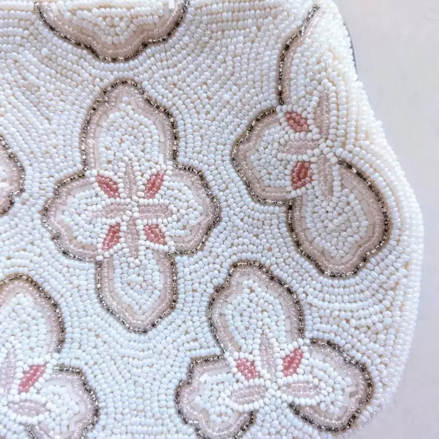 [BUNJANG] Cherry Blossom Beaded Handbag / 벛꽃 비즈 핸드백