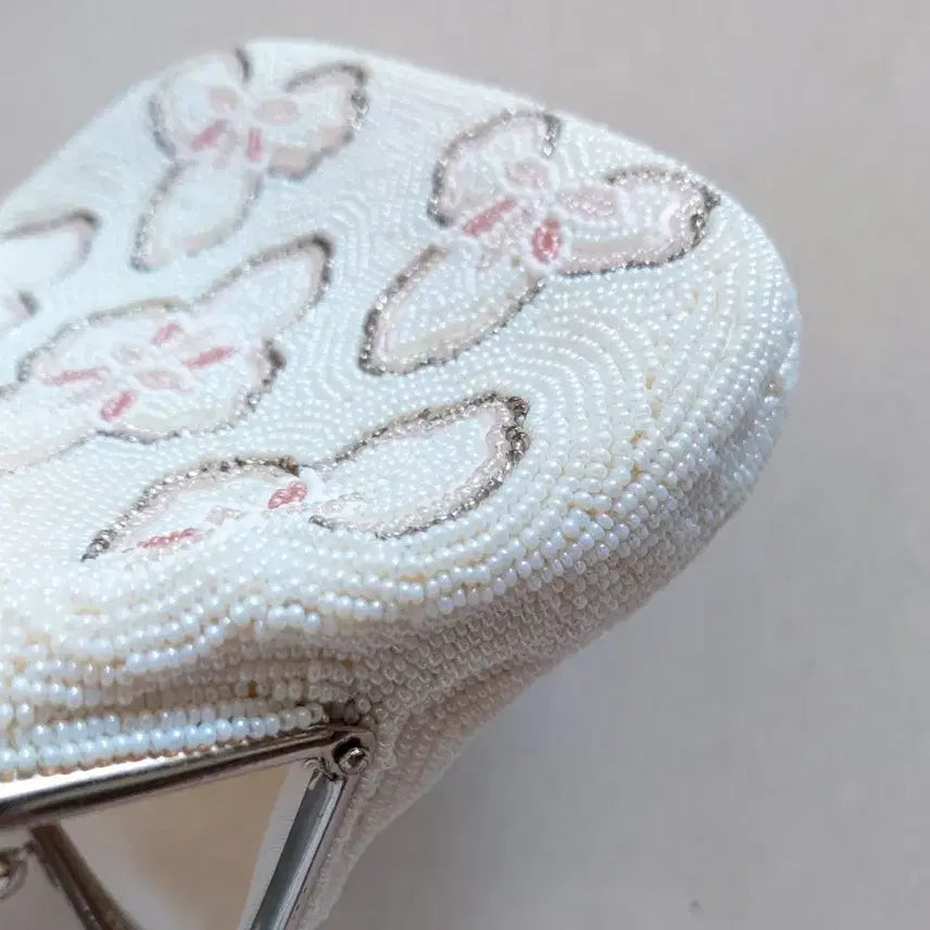 [BUNJANG] Cherry Blossom Beaded Handbag / 벛꽃 비즈 핸드백