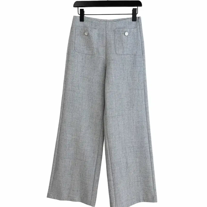 [BUNJANG] Classic Button Point Slacks / 교신안함)클래식 버튼 포인트 슬랙스-처분가