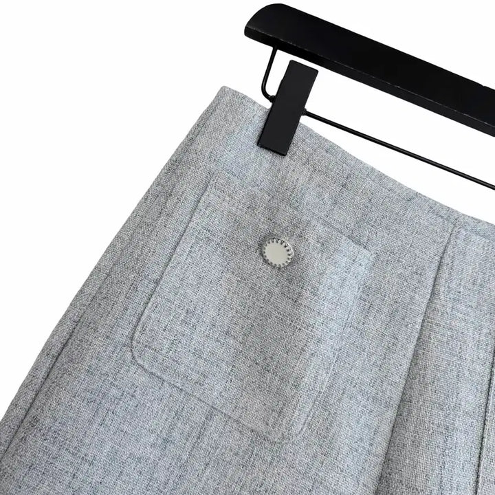 [BUNJANG] Classic Button Point Slacks / 교신안함)클래식 버튼 포인트 슬랙스-처분가