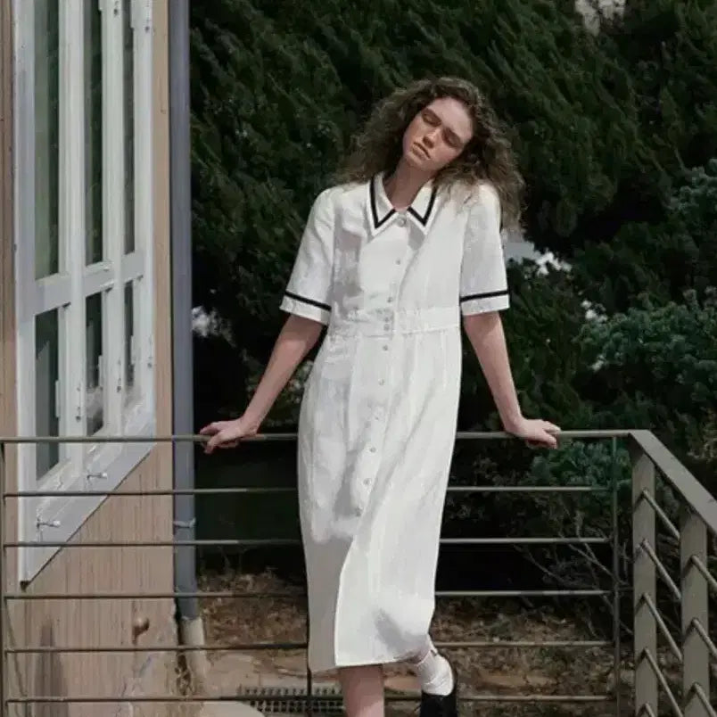 [BUNJANG] Overdueflair Vintage Sailor Dress / overdueflair 오버듀플레어 25년 빈티지 세일러 원피스 드레스