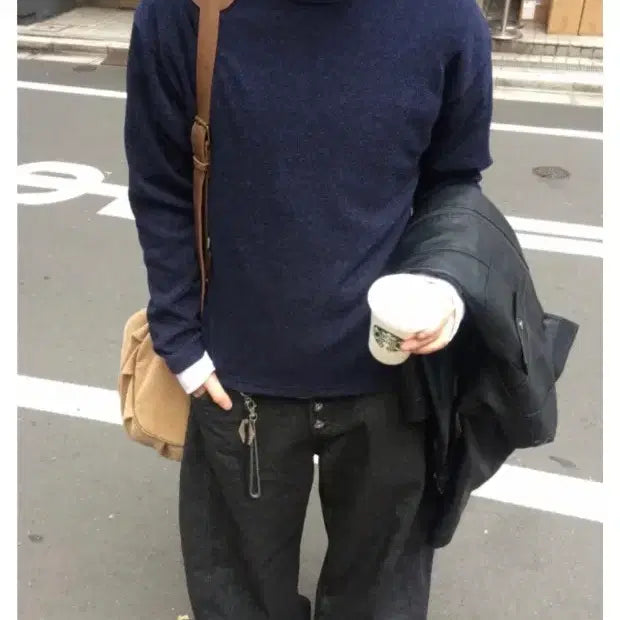 [BUNJANG] M HIOB Semi-Wide Curved Raw Denim Jeans / [M]히오비 세미 와이드 커브드 생지 데님 블랙