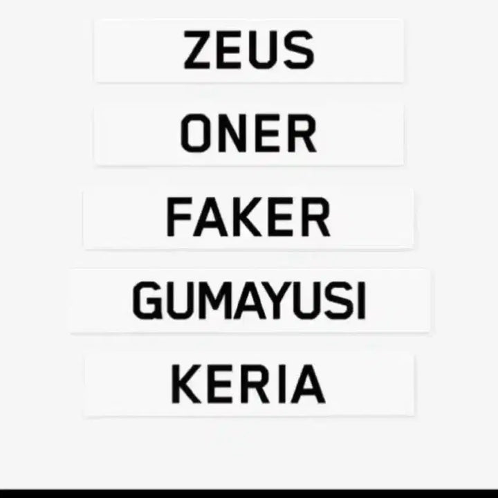 [BUNJANG] T1 Keria Worlds Marking Paper / T1 티원 24 월즈 마킹지 판매