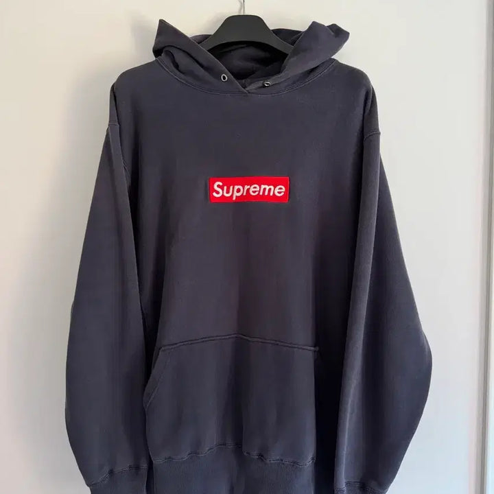[BUNJANG] Supreme OG Box Logo Hoodie (Navy) - XL / [XL] 90s 슈프림 OG 박스로고 후드티
