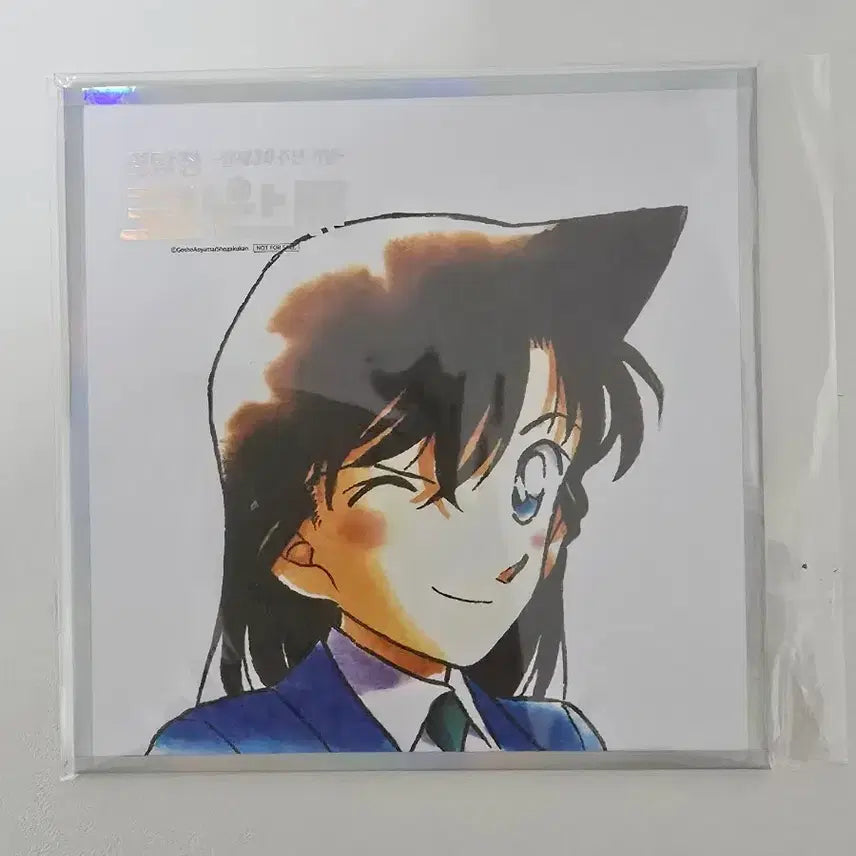 [BUNJANG] Detective Conan Ran Mouri Illustration Shikishi / 명탐정 코난 30주년 기념 미란이 일러스트 색지