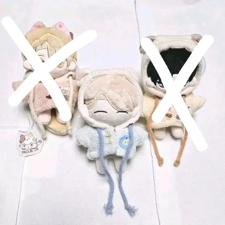 [BUNJANG] Milk Carrot 10cm Doll Clothes (Blue) / 10cm 솜인형옷 판매합니다. 밀크캐럿