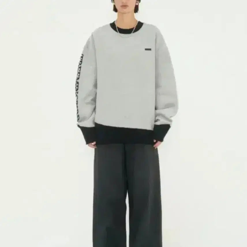 [BUNJANG] Trimming Birds Oblique Line Sweatshirt / 트리밍버드 오블리크 라인 스웻셔츠 맨투맨 새상품 택포