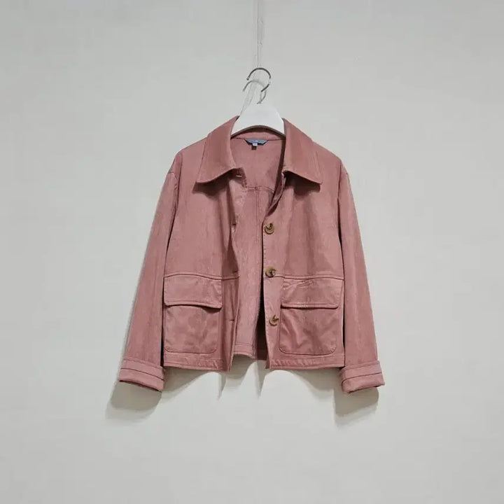 [BUNJANG] LBL Suede Jacket Pink / LBL 스웨이드 자켓