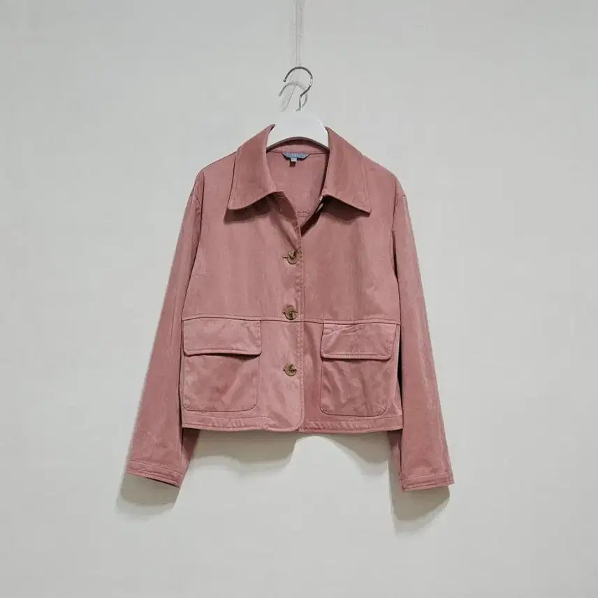 [BUNJANG] LBL Suede Jacket Pink / LBL 스웨이드 자켓