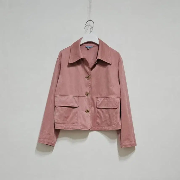 [BUNJANG] LBL Suede Jacket Pink / LBL 스웨이드 자켓