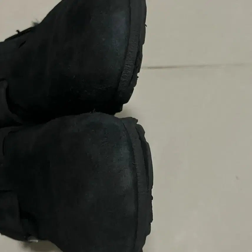 [BUNJANG] Birkenstock London Shearling Suede Boots / 버켄스탁 런던 시어링 스웨이드 블랙 내로우 37 (240)
