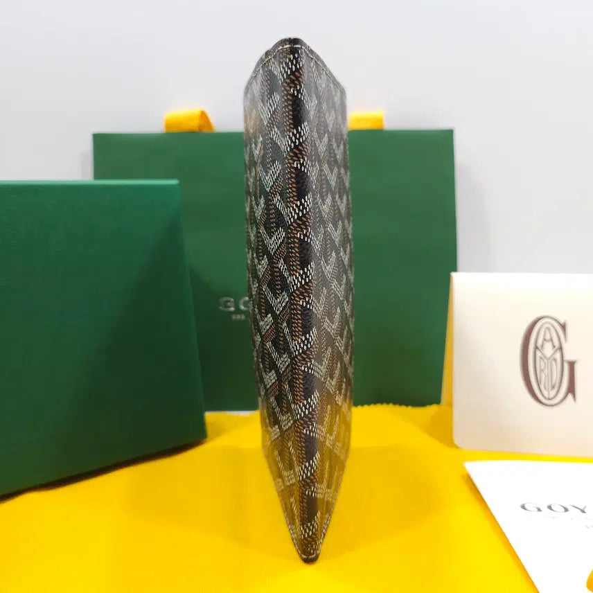 [SOLD OUT] [정품] 고야드 생로슈 장지갑 블랙탄