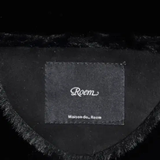 [BUNJANG] Roem Black Mustang Jacket / Roem 무스탕 자켓 블랙 M