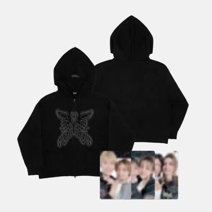 [BUNJANG] Xdinary Heroes Beautiful Mind Hoodie (Sealed) with Photocard / 미개봉 포카포함 엑디즈 엑스디너리히어로즈 니트집업 후드집업