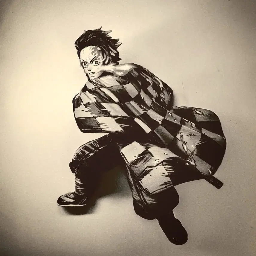 [BUNJANG] Demon Slayer Kamado Tanjirou 2D Repainted Figure / 귀멸의칼날 카마도 탄지로 레진 리페인팅 2D도색 애니도색 리페인트 피규어