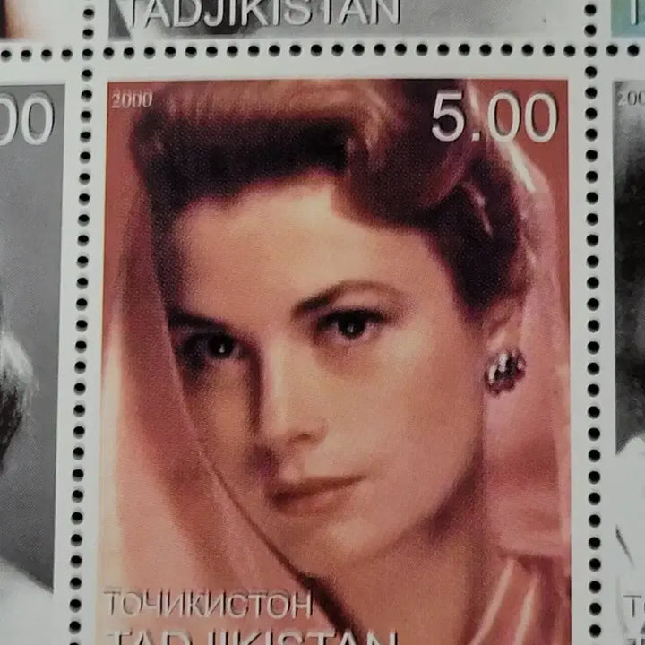 [BUNJANG] Grace Kelly Commemorative Stamp / 2000년 모나코 그레이스켈리 왕비기념 우표Grace Kelly