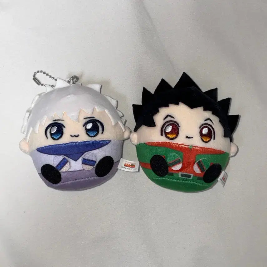 [BUNJANG] Hunter x Hunter Killua &amp; Gon Manju Nui Keyring / 헌터헌터 키르아 곤 만쥬 누이 키링