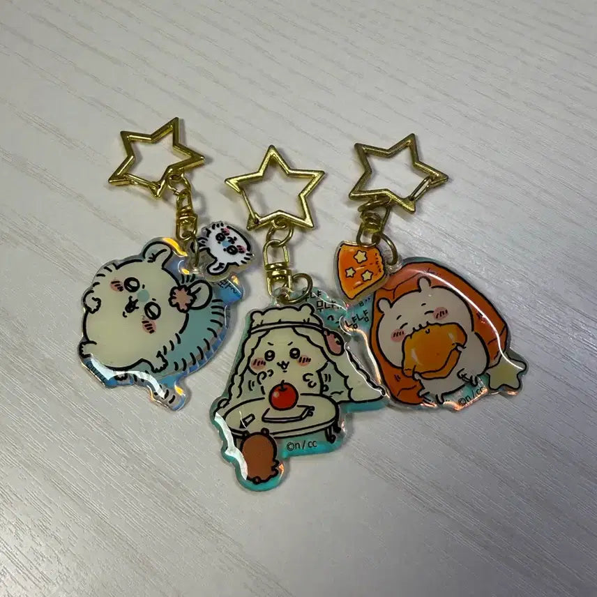 [BUNJANG] Muunjakgwi Chiikawa Momonga Keyring Bundle Set / 먼작귀 치이카와 모몽가 키링 일괄