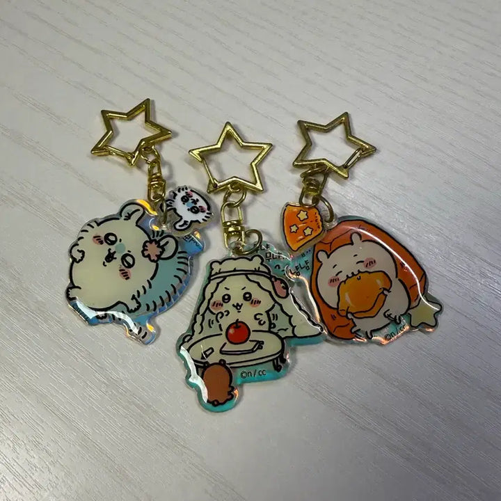 [BUNJANG] Muunjakgwi Chiikawa Momonga Keyring Bundle Set / 먼작귀 치이카와 모몽가 키링 일괄
