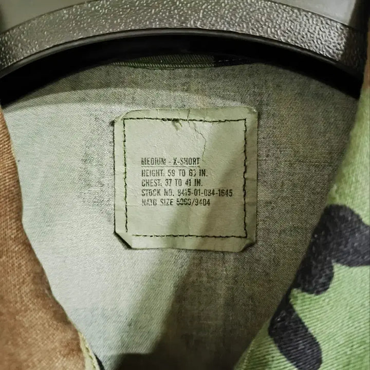 [BUNJANG] US Air Force Woodland Camouflage Field Jacket Medium Short / 미디엄숏 미공군 USA 에어포스 미군복 우드랜드 상의 야상