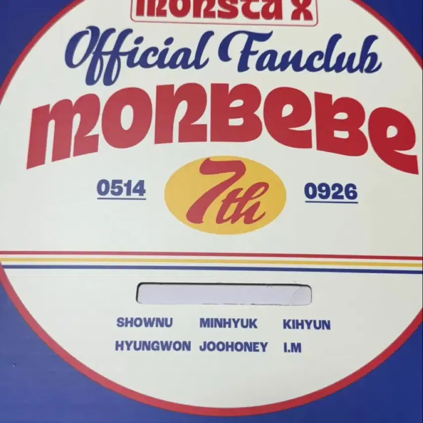 [BUNJANG] MONSTA X MONBEBE 7th Fanclub Kit / 몬스타엑스 팬클럽 몬베베 7기