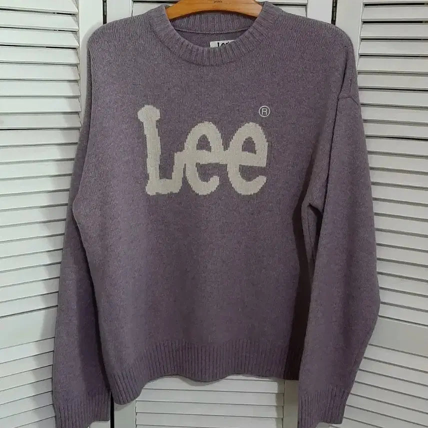 [BUNJANG] Lee Lavender Knit Sweater M / Lee 리 라벤더 컬러 니트 M