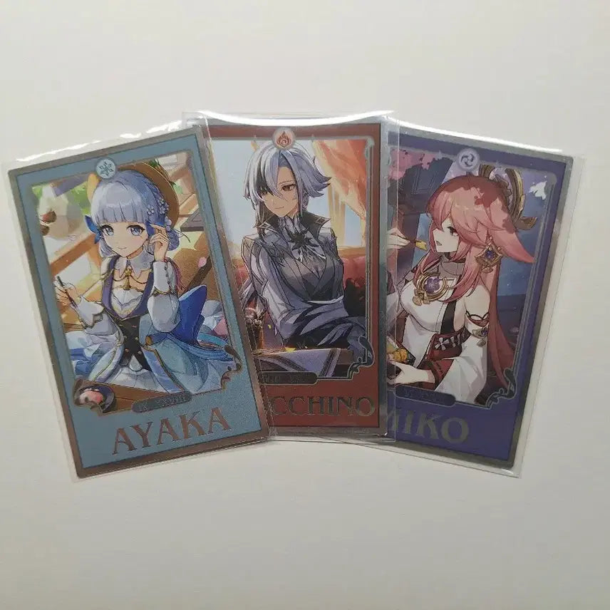 [BUNJANG] HoYoLand Arlecchino Yae Miko Kamisato Ayaka Fortune Photocard / 원신 호요랜드 2025 아를레키노 야에미코 카미사토아야카 점괘 포카판매