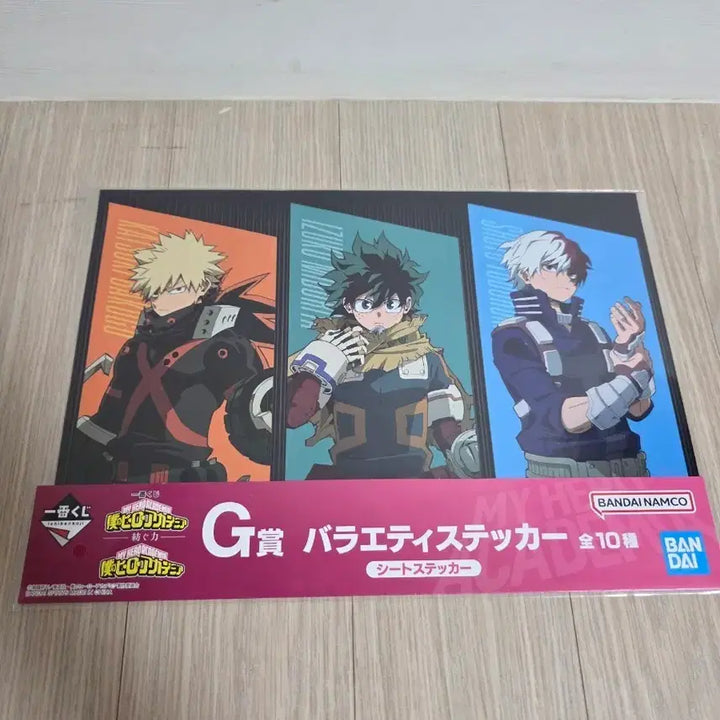 [BUNJANG] My Hero Academia Sticker Sheet Set / 나의 히어로 아카데미 스티커 시트 세트 제일복권