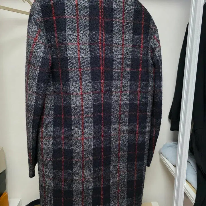 [BUNJANG] Customellow Check Coat / 커스텀멜로우 체크 코트